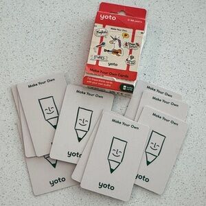 New Yoto Make Your Own Cards - Creative Kids Toy 10 audio cards